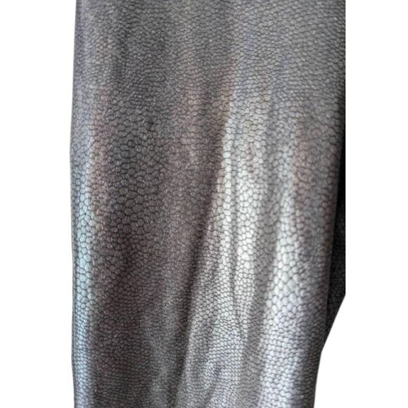SPANX Faux Leather Leggings 'Pebbled Croc" Size S/P - Picture 4 of 4
